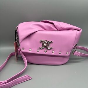 Juicy couture soft bow crossbody purse